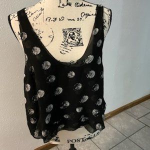 Cute Chiffon Layer cropped top